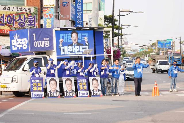 ▲더불어민주당은 호남 정치 1번지이자 텃밭인 전북에서 사전투표율 50% 달성을 통해 본투표에서 확실하게 승기를 잡겠다며 포효하고 있다. ⓒ민주당 전북자치도당