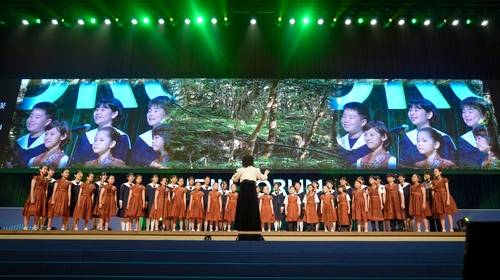 일본 도쿠시마 소년소녀합창단과 제주 제라진 어린이합창단 합동 공연 [제주도 제공. 재판매 및 DB 금지]