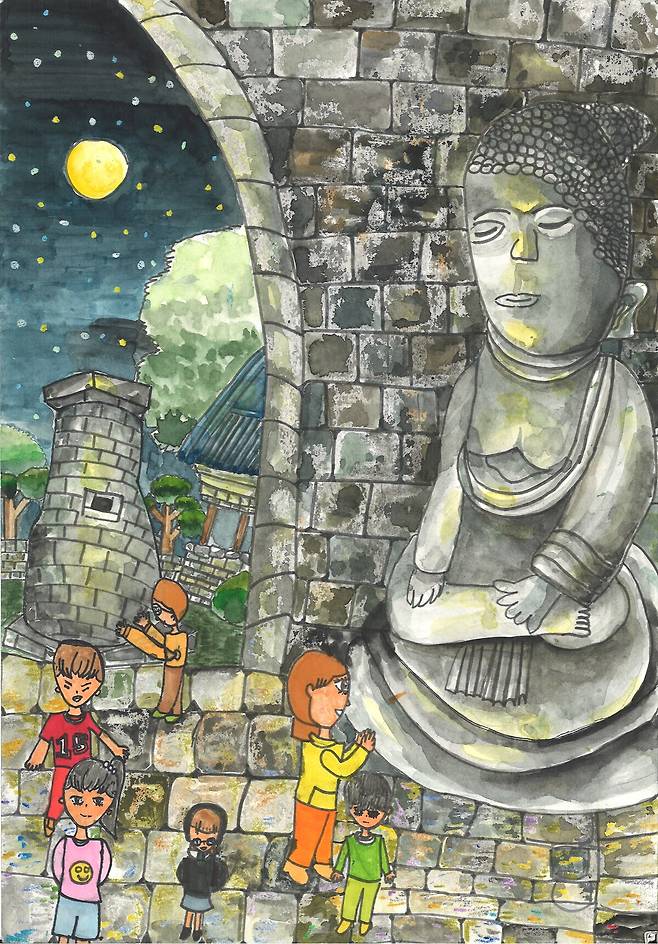 저학년부 정아진(황남초 2년) ‘내가 살고 있는 아름다운 경주의 곳곳’