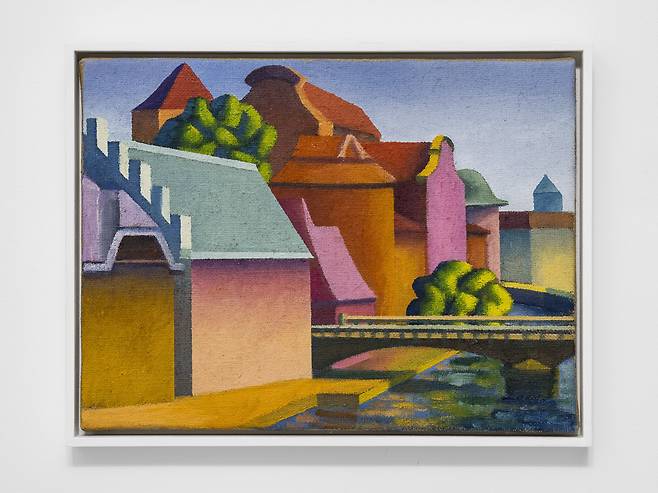 살보(Salvo, 1947-2015) 〈Strasburgo〉 2013 Oil on canvas 30 x 40 cm ⓒ Archivio Salvo Courtesy of Archivio Salvo and Gladstone