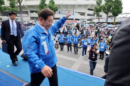 이재명 더불어민주당 대선 후보. 연합뉴스