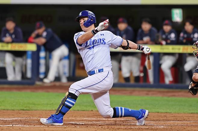 삼성 강민호. 삼성 제공