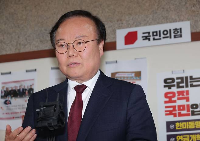 김재원 국민의힘 대선 후보 비서실장. 연합뉴스