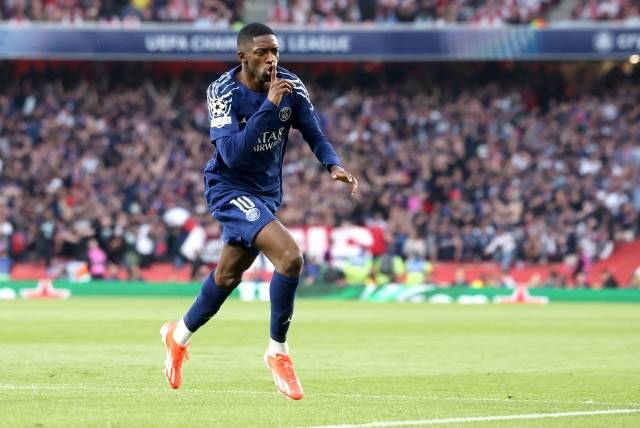 PSG는 2025년 발롱도르 후보 우스만 뎀벨레를 앞세운다. 사진=EPA=연합뉴스