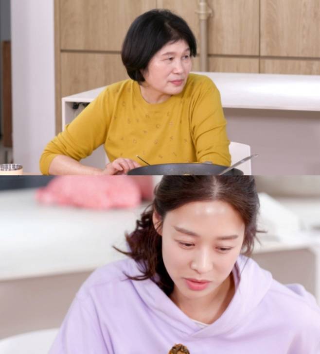 배우 장신영의 모친이 사위 강경준의 외도 논란을 언급한다. /사진=KBS2 '신상출시 편스토랑'