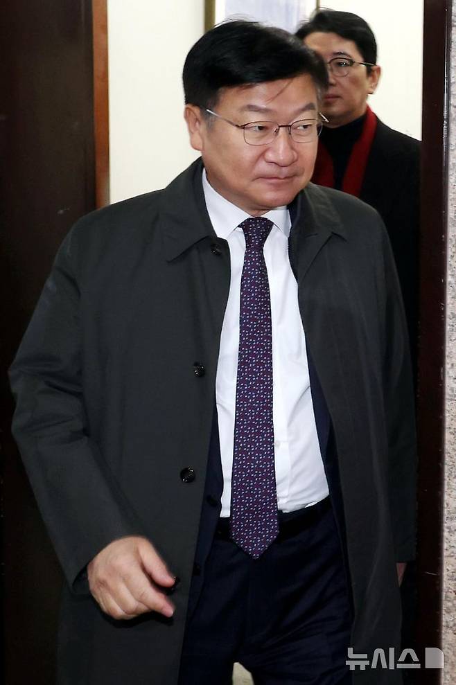 [서울=뉴시스] 조성봉 기자 = 정점식 국민의힘 의원. 2024.12.26. suncho21@newsis.com