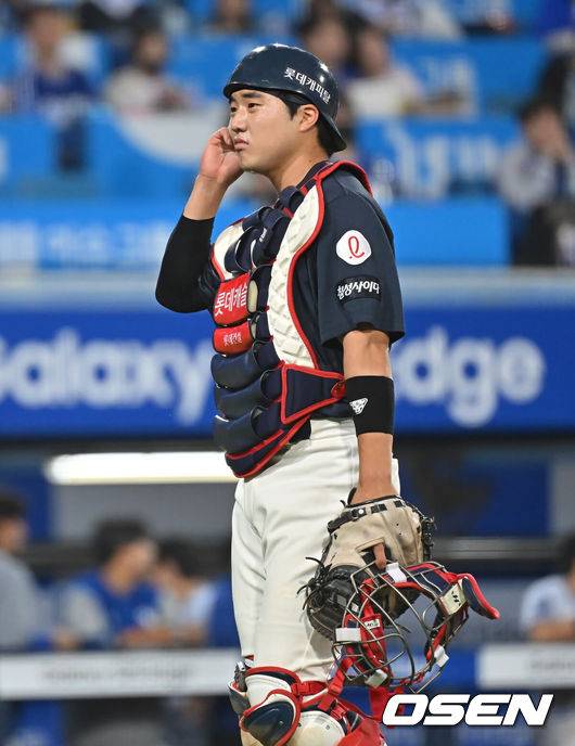 [OSEN=대구, 이석우 기자] 롯데 자이언츠 손성빈 017 2025.05.29 / foto0307@osen.co.kr