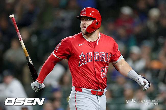 [사진] LA 에인절스 마이크 트라웃. ⓒGettyimages(무단전재 및 재배포 금지)