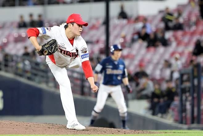 ▲ KIA 불펜 운영의 키를 쥐고 있는 최지민 ⓒKIA타이거즈