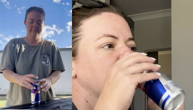 15년간 하루 3캔의 에너지 음료를 마셔온 한 여성이 간 건강 이상 소견을 받고 극적으로 음료를 끊은 뒤 회복세를 보이고 있다는 사연을 공유했다. [사진=SNS]