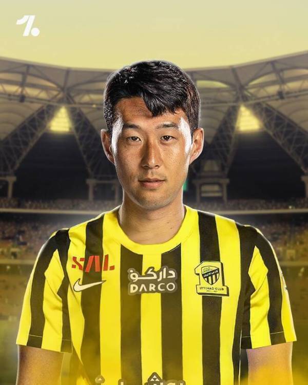 사우디아라비아 이적설이 떠오른 손흥민. 사진┃score90