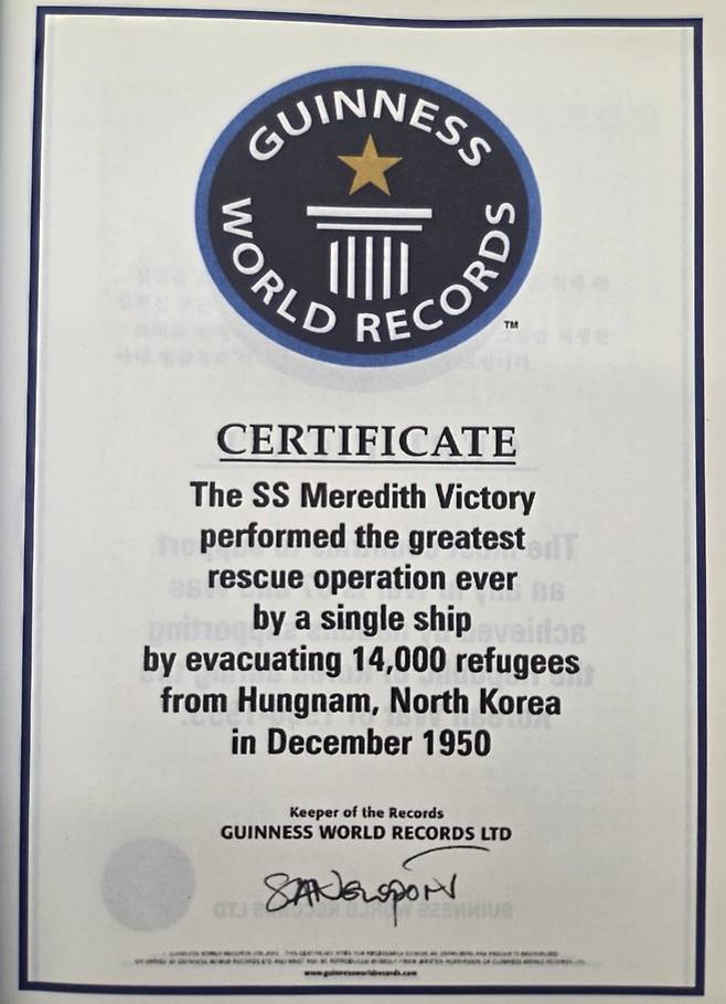 2004년 기네스북에 등재한 세계 최고 기록