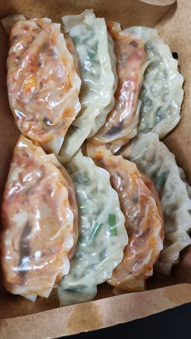 수경손만두 고기.김치.새우만두