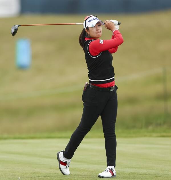 2025년 미국여자프로골프(LPGA) 투어 메이저 대회인 US여자오픈에 출전한 김아림 프로가 2라운드에서 경기하는 모습이다. 사진제공=USGA/Kathryn Riley