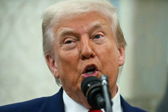 도널드 트럼프 미국 대통령. AFP=연합뉴스