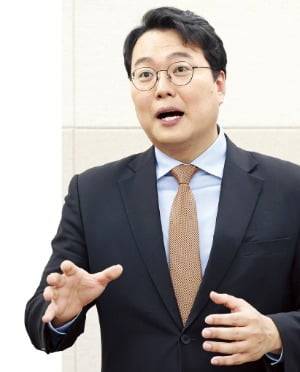 천하람 개혁신당 상임선거대책위원장이 한국경제신문과 인터뷰하고 있다.  /최혁 기자