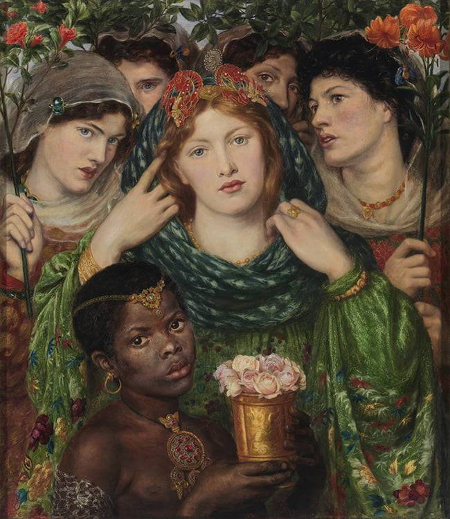 사랑받는 사람(1865~1866). 가운데 여성은 패니를 모델로 그렸다. /테이트