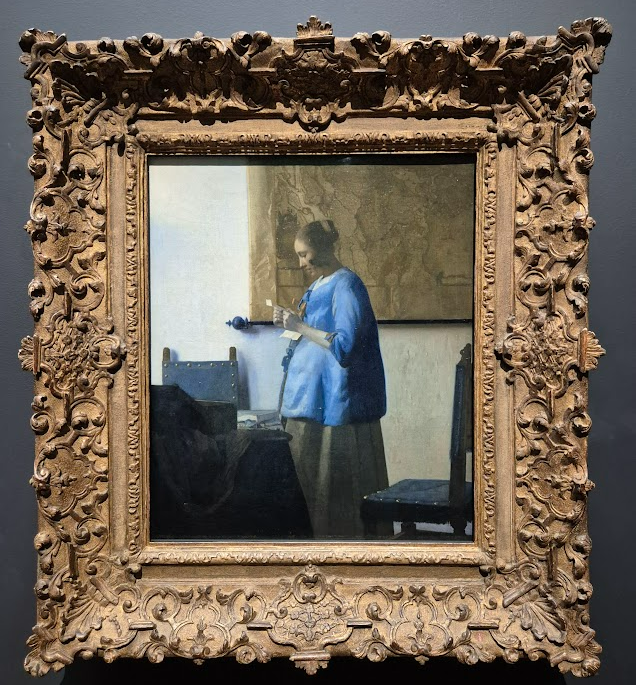 Johannes Vermeer [Woman Reading a Letter], 1663  ©김슬기