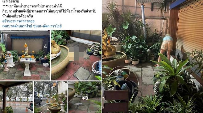 태국 푸껫의 한 음식점 사장이 외국인 관광객들의 '대변 테러' 피해가 심각하다며 공중화장실 설치를 공개적으로 제안했다. /사진=태국 카오소드 캡처