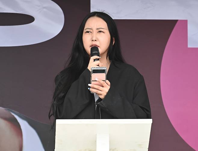 최서원 씨의 딸 정유연(개명 전 정유라) 씨. [뉴시스]