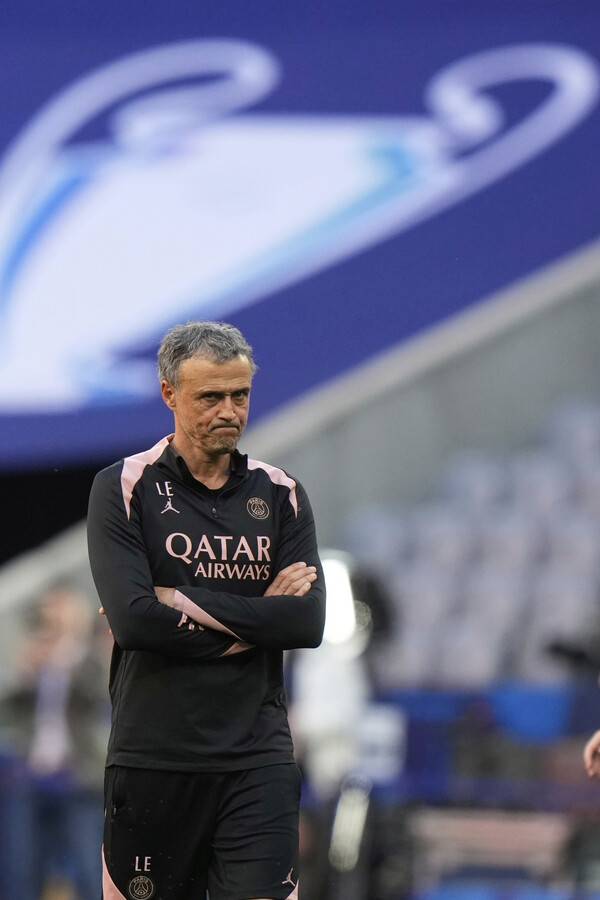 ▲ 루이스 엔리케 파리 생제르맹 감독. ⓒ연합뉴스/AP/EPA