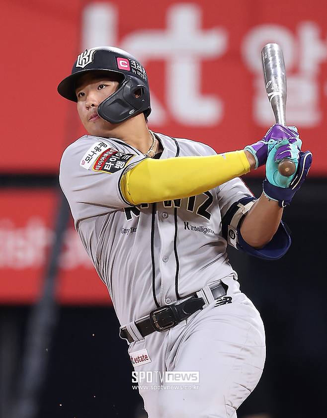 ▲ 입단 당시까지만 해도 마른 체형이었던 안현민은 각고의 노력으로 지금의 괴물 같은 몸을 만들었다ⓒ곽혜미 기자