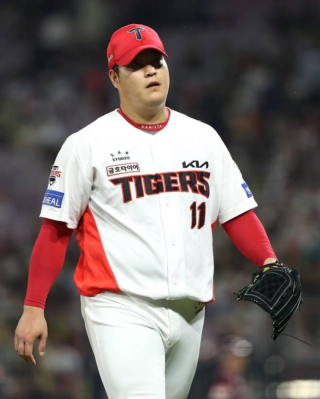 ▲ 예전의 강속구와 압도감을 찾지 못한 채 고민이 깊어지고 있는 조상우 ⓒKIA타이거즈
