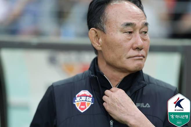 김학범 제주 SK 감독. /사진=한국프로축구연맹 제공