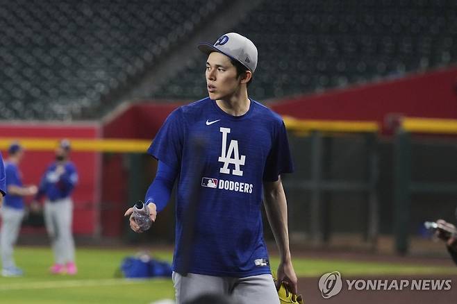 MLB 다저스의 일본인 투수 사사키 [AP=연합뉴스 자료사진]