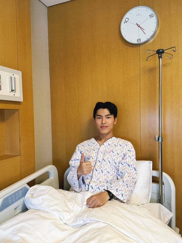 조혈모세포 기증한 해군교육사령부 전투병과학교 통역병 정세혁 일병. /해군