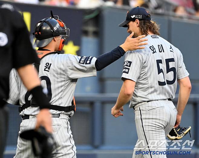 와이스-이재원의 찰떡 호흡은 계속된다