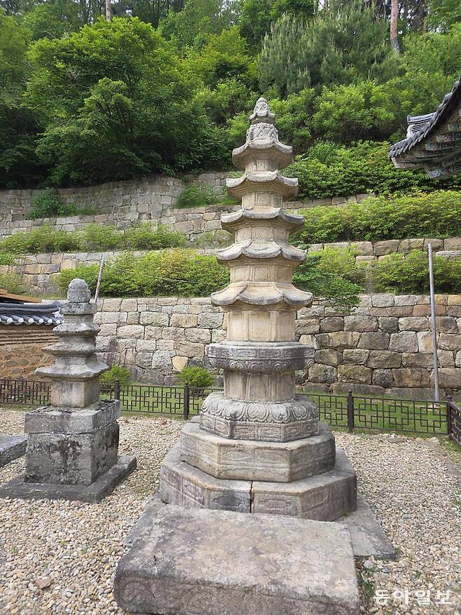 남양주시 수종사의 석탑.