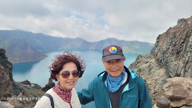 ▲ 2024년 백두산 여행 중에 찍은 사진