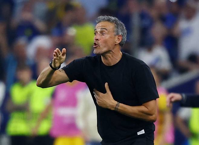 루이스 엔리케 PSG 감독.  뮌헨 | 로이터연합뉴스