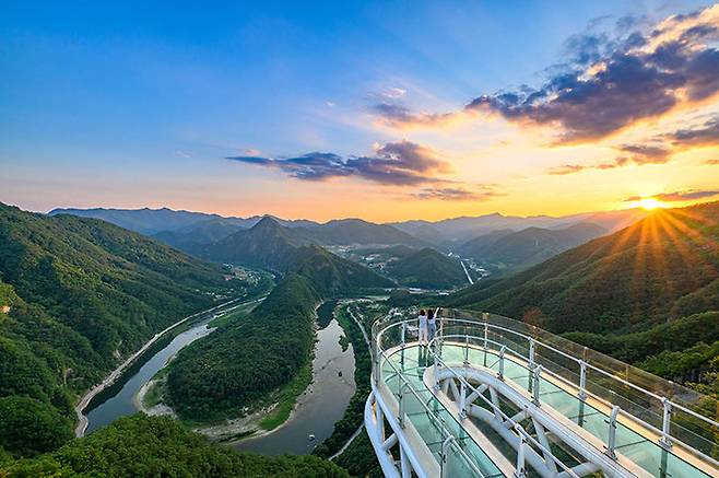 [정선=뉴시스] 변방산 스카이워크. (사진=뉴시스 DB). photo@newsis.com *재판매 및 DB 금지