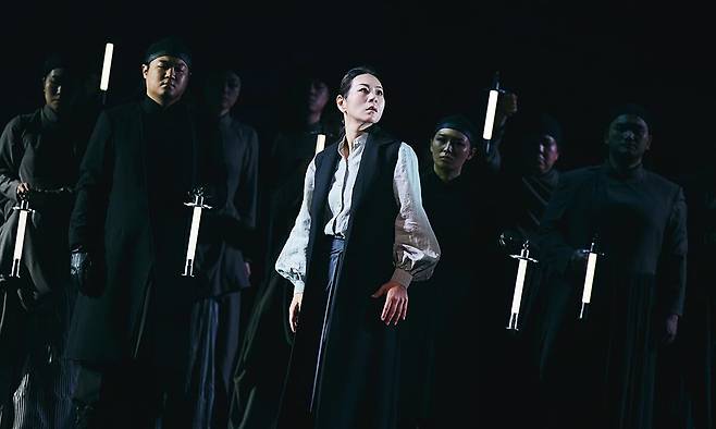 예술의전당 신작 오페라&nbsp;‘더 라이징 월드’의 한 장면.&nbsp; 예술의전당 제공