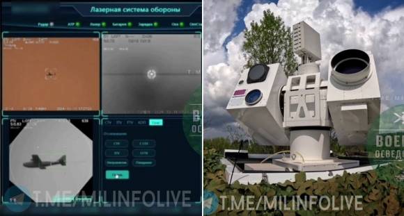 친러시아 텔레그램 기반 매체가 자국 부대에 중국산 레이저 무기가 배치돼 사용됐다고 보고했다. 출처=밀인포라이브 텔레그램