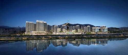 한남5구역 투시도. 사진 제공=DL이앤씨