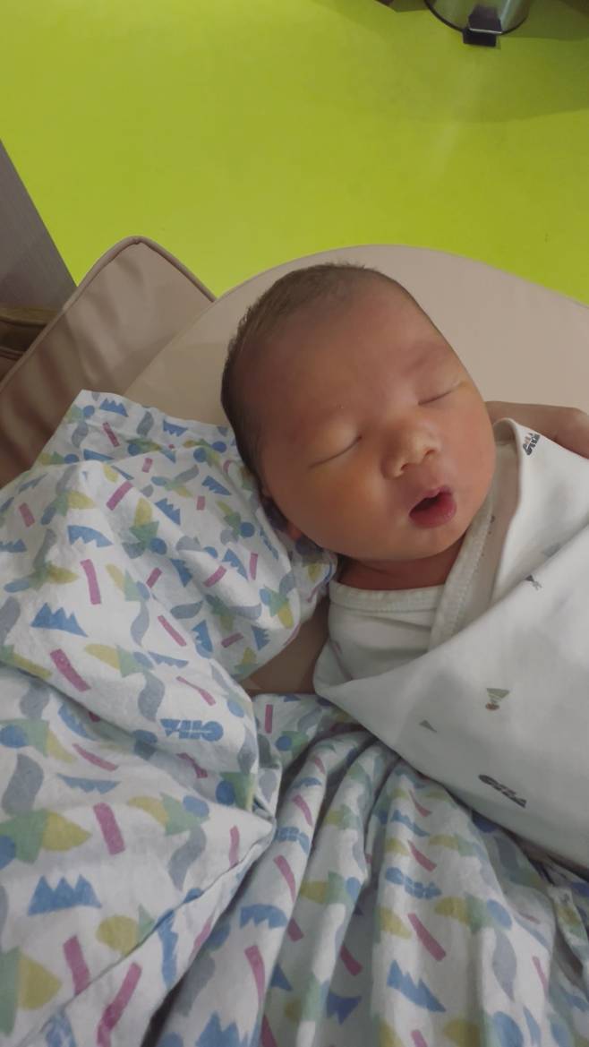 최주환의 딸 '피츄'(태명). /사진=키움 히어로즈 제공