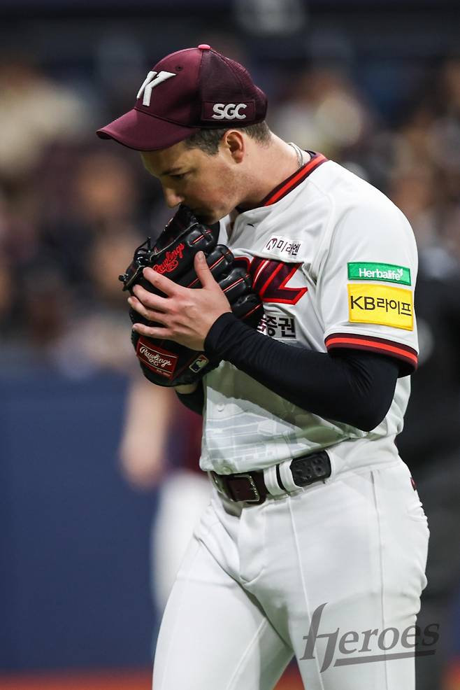 키움 히어로즈 외국인 에이스 케니 로젠버그. /사진=키움 히어로즈 제공