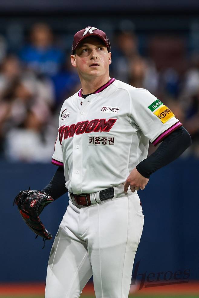 키움 히어로즈 외국인 에이스 케니 로젠버그. /사진=키움 히어로즈 제공