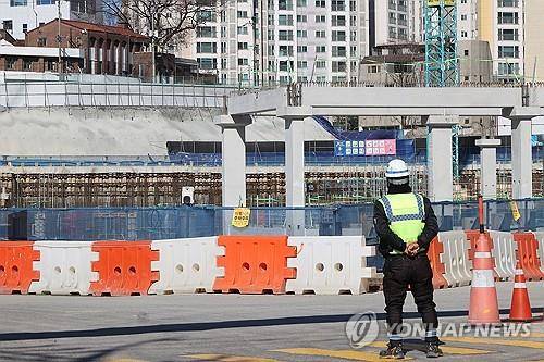 공사가 진행 주인 한 건설현장 [연합뉴스 자료사진]