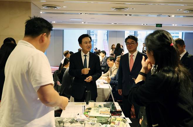 호주 시드시 수출상담회 찾은 김태흠 충남지사 [충남도 제공. 재판매 및 DB 금지]