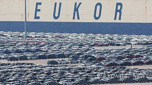 자동차 수출  [연합뉴스 자료사진]