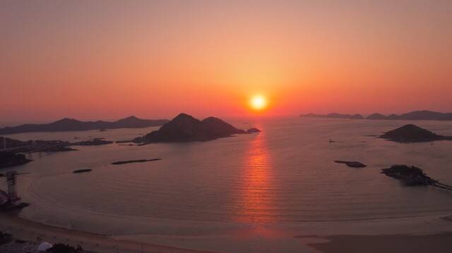한 폭의 그림같은 선유도 낙조/사진제공=군산시