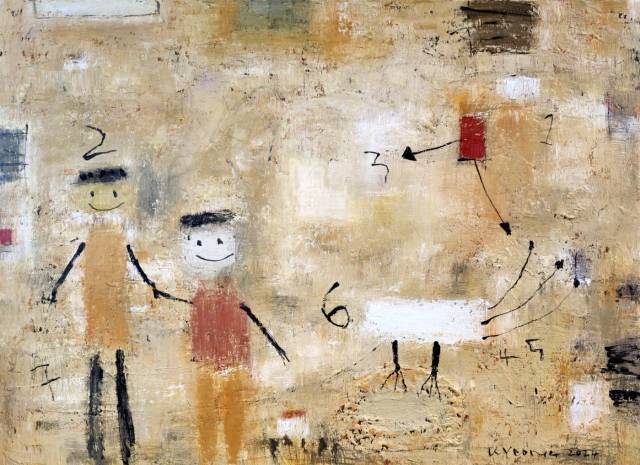 BFAA국제아트페어 프리뷰에서 선보인 박경혜의 ‘동심’. 부산미술협회 제공