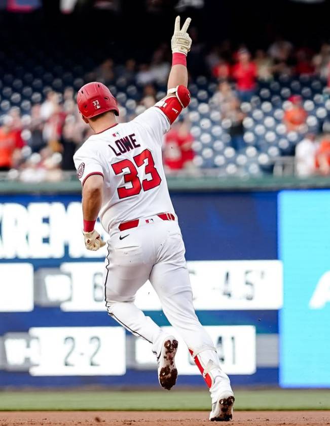 (워싱턴 1루수/지명타자 네이트 로우)