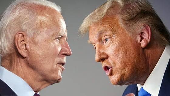 조 바이든(왼쪽) 전 미국 대통령과 도널드 트럼프 미국 대통령./뉴스1
