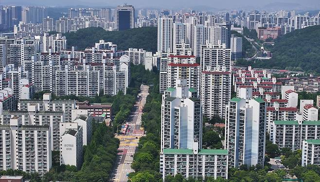 경기도 성남시 분당구 일대 아파트 단지 모습. /연합뉴스