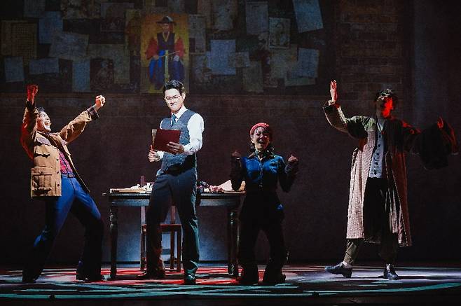 뮤지컬 ‘더 퍼스트 그레잇 쇼’는 한국 최초의 뮤지컬 제작기를 유쾌한 상상력으로 풀어낸다. 세종문화회관 제공